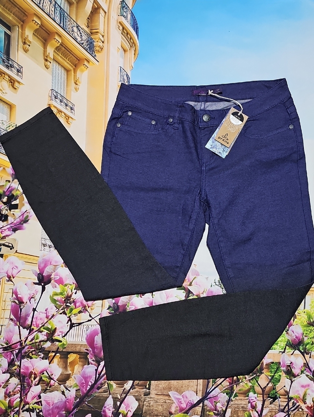 Prana Ombre Low Rise Skinny Jeans Size 6 New